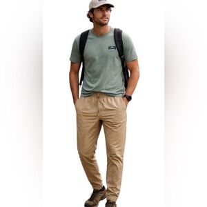 PATAGONIA  MEN’S LIGHTWEIGHT DRAWSTRING PANTS KHAKI SIZE M